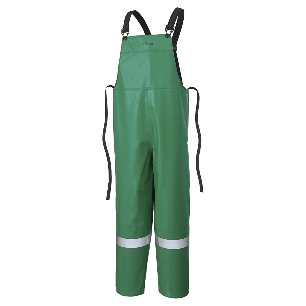 RANPRO CA-43® FR CHEMICAL/ACID RESISTANT SAFETY BIB PANTS - PVC/POLY